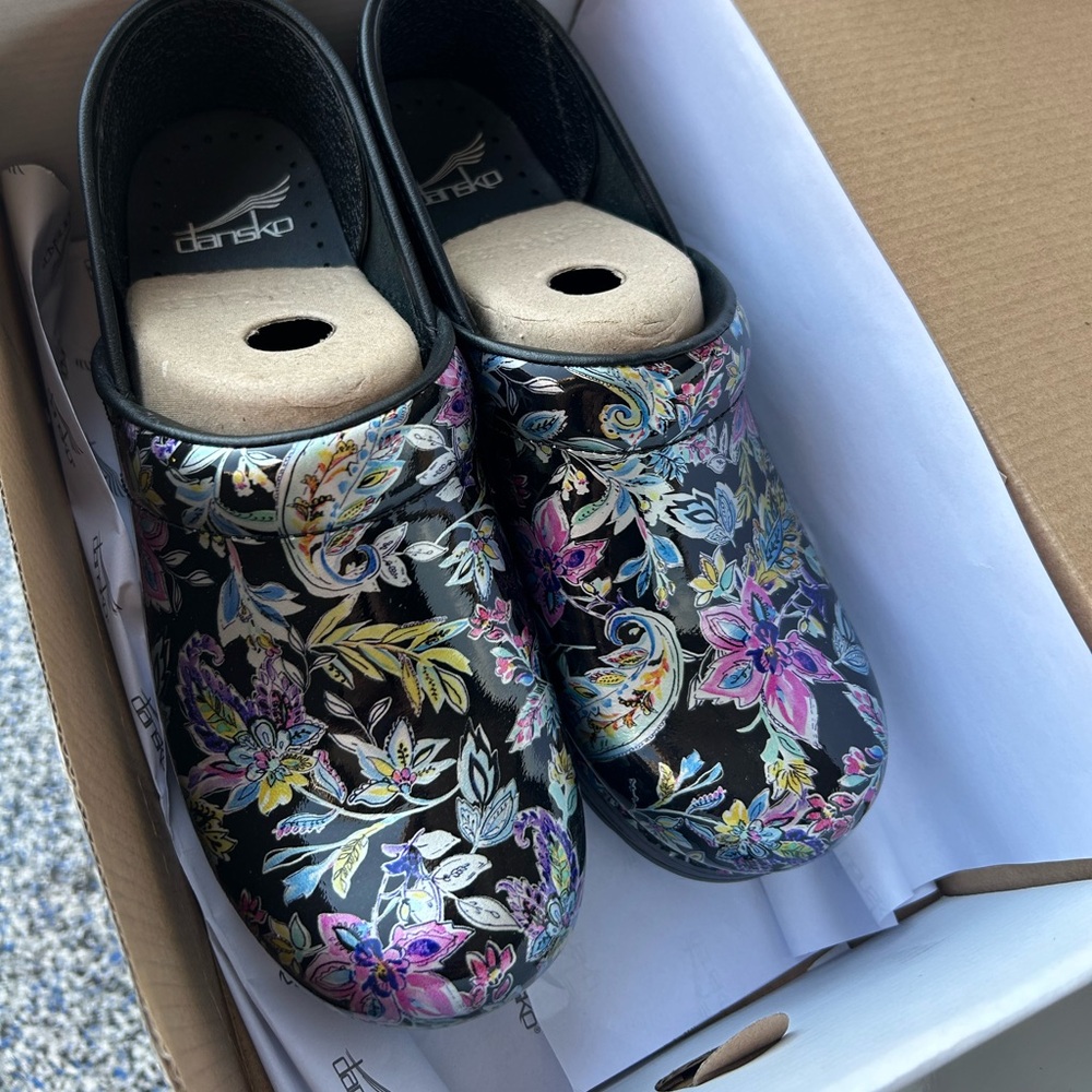 Dansko women’s clogs floral